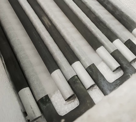 U Shape High Temperature Spiral  Silicon Carbide Electric Heating Elements Sic Heater For Furnace 1400°C 0