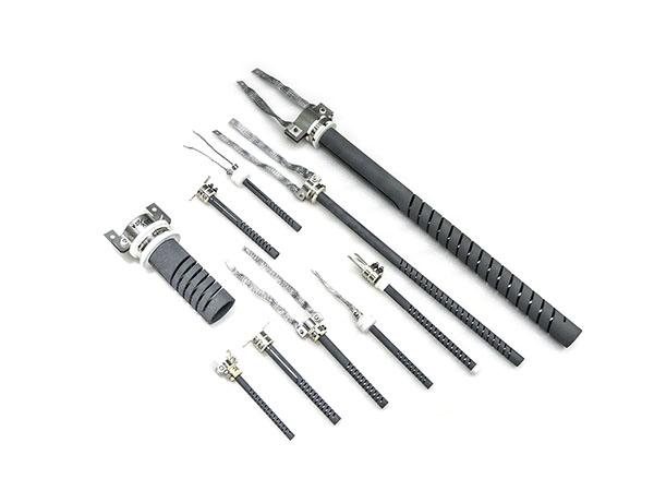 1625°C Double Spiral SGR Type Sic Heating Element For Various Furnaces 4