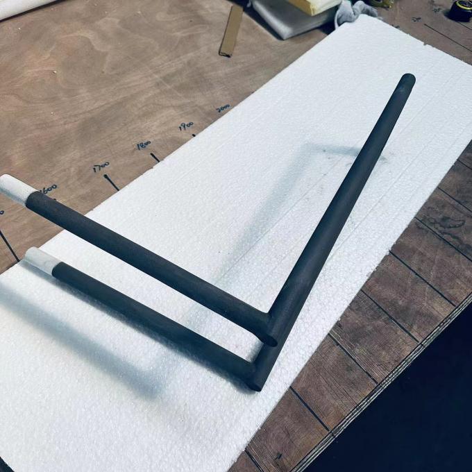 SiC عنصر التدفئة السيراميكي الكهربائي سليكون كاربيد سخان لفرن الزجاج 7