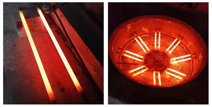 1625~1650°C High Temperature Sic Ceramic Heating Elements Pipes For Baking Oven 1