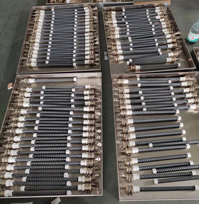 1625°C Double Spiral SGR Type Sic Heating Element For Various Furnaces 3