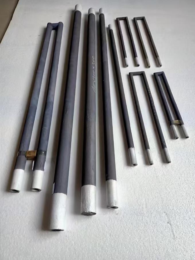New 1400°C SiC Electric Tube Furnace Water Heater U Type Dia20mm Heating Elements 0