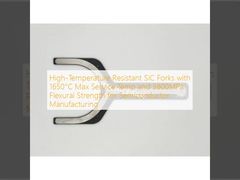 High-Temperature Resistant SiC Forks with 1650°C Max Service Temp and 3800MPa Flexural Strength for Semiconductor Manufacturing